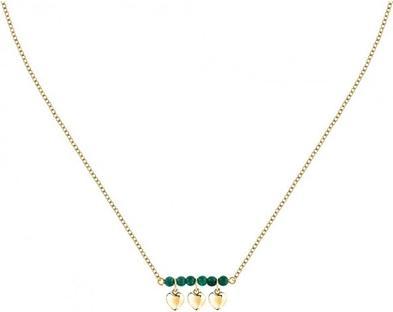 Immagine prodotto Morellato - Fashion gold plated necklace with green agate Talismani SAIX14