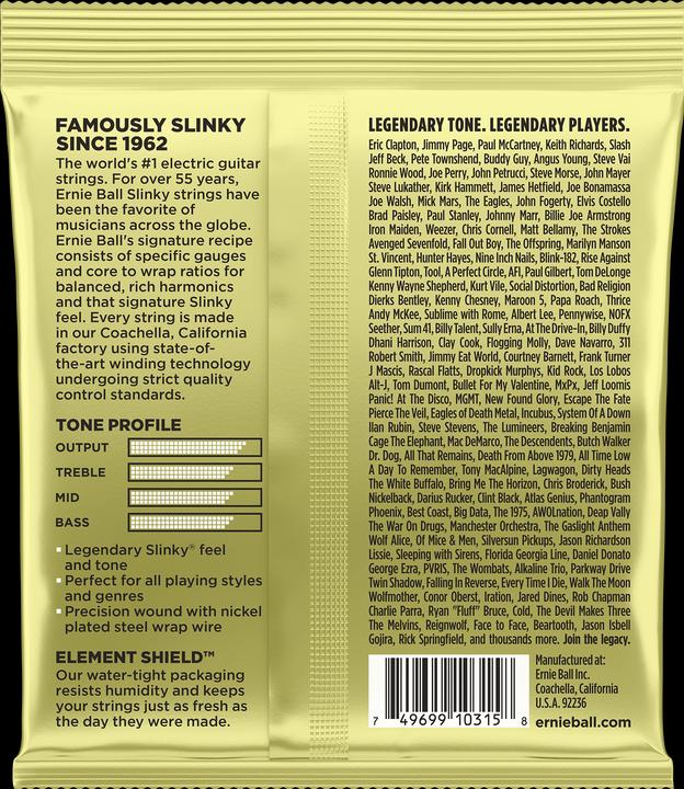 Immagine prodotto Ernie Ball Mammut Slinky (6 x, Chitarra elettrica, 0.06")