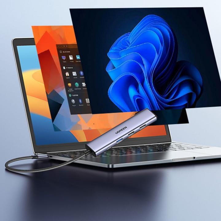 Immagine prodotto Ugreen Adapteris Hub CM478 (USB-C, 5 Porti)