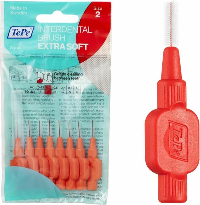 TePe Interdentalbürsten Extra Soft ISO 2 (8 x, 0.50 mm)