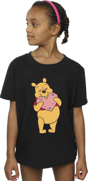 Actual product image Disney Girls Winnie The Pooh Heart Eyes Cotton T-Shirt (152, 158)