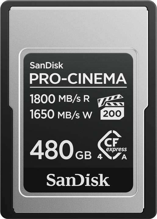 Actual product image SanDisk PRO-CINEMA CFexpress Type A Card 480GB (480 GB, CFexpress type A)