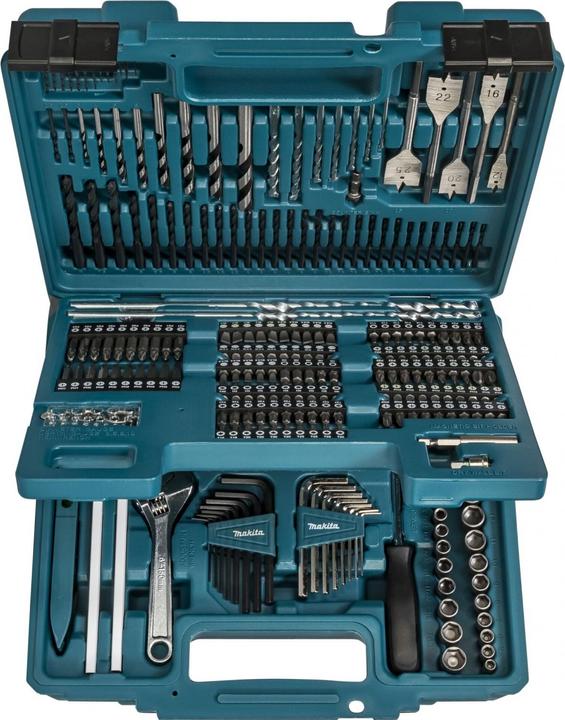 Immagine prodotto Makita Set di punte da trapano 256 pezzi (4 - 7,5 mm)