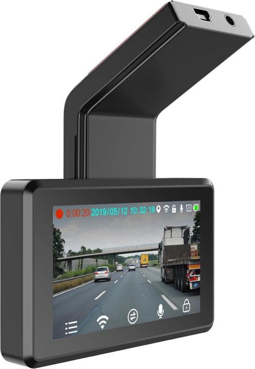 Immagine prodotto ACV Dashcam Full HD con funzione DVR frontale a 3 monitor (Display integrato, Bluetooth, Accumulatore di carica elettrica, Accelerometro, Ricevitore GPS, Visione notturna, Microfono incorporato, Full HD)