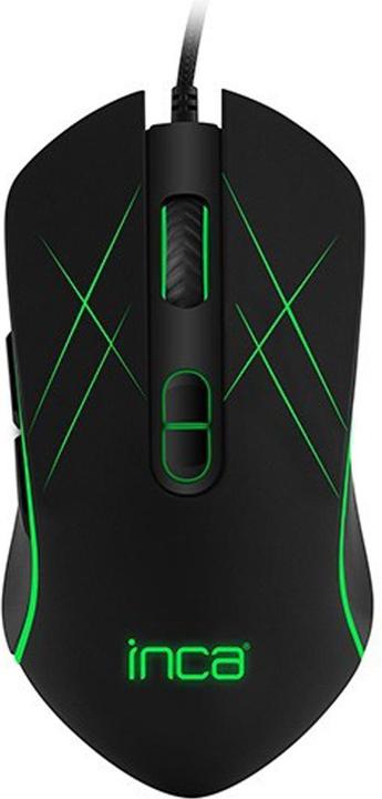 Actual product image Inca 6 LED Softwear/ Silent Gaming Mouse (Cable)