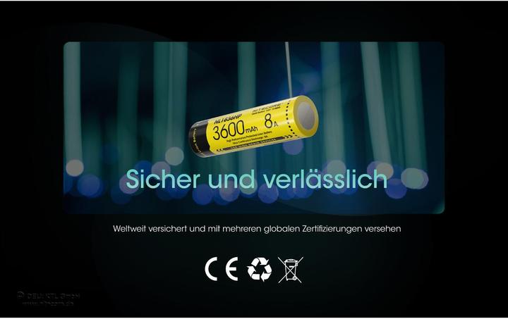 Immagine prodotto Nitecore Batteria Li-Ion 18650 - 3600mAh - NL1836HP