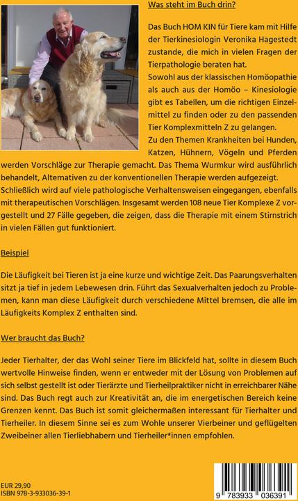 Actual product image Homöopathie und Homöo - Kinesiologie für Tiere (German, Heinrich Zeeden, 2024)
