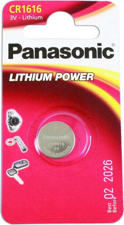 Immagine prodotto Panasonic Potenza al litio CR161616 (1 pz., CR1616, 55 mAh)