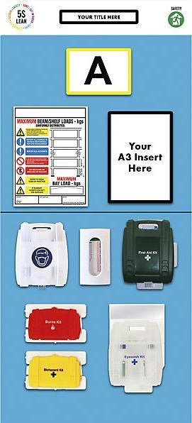 Actual product image kaiserkraft Shelf info board Individual labelling