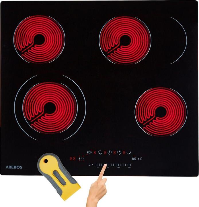 Image du produit Arebos Table de cuisson en vitrocéramique