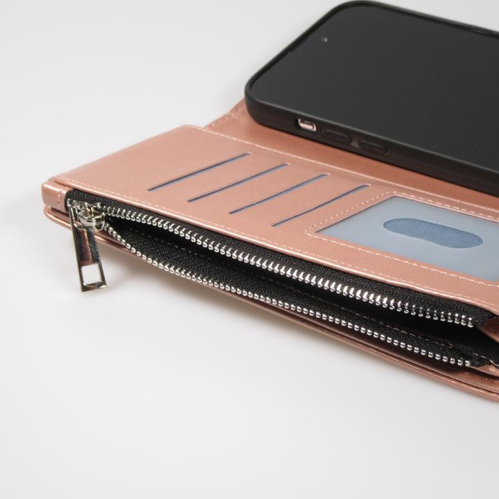 Actual product image PhoneLook Sleeve Wallet Case Luxurious and Sophisticated with Magnetic Closure & Coin and Card Compartment (Apple iPhone 15 Pro)