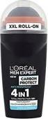 Produktbild L'Oréal Paris L'Oreal - Men Expert Carbon Protect 4W1 Anti-Perspirant Xxl Roll-On 50Ml (Roll-on, 50 ml)