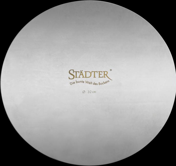Produktbild Städter Tortenunterlage rund Edelstahl 32cm 491083