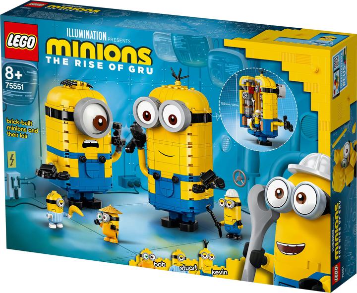 Image du produit LEGO 75551 Minions Figurines Brique et sa cachette (75551, LEGO Minions)