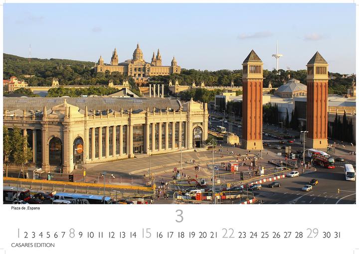 Actual product image Barcelona 2026 L 35x50cm (35 x 50 cm, German)