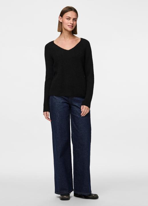 Actual product image Pieces V-neck knit sweater (L)