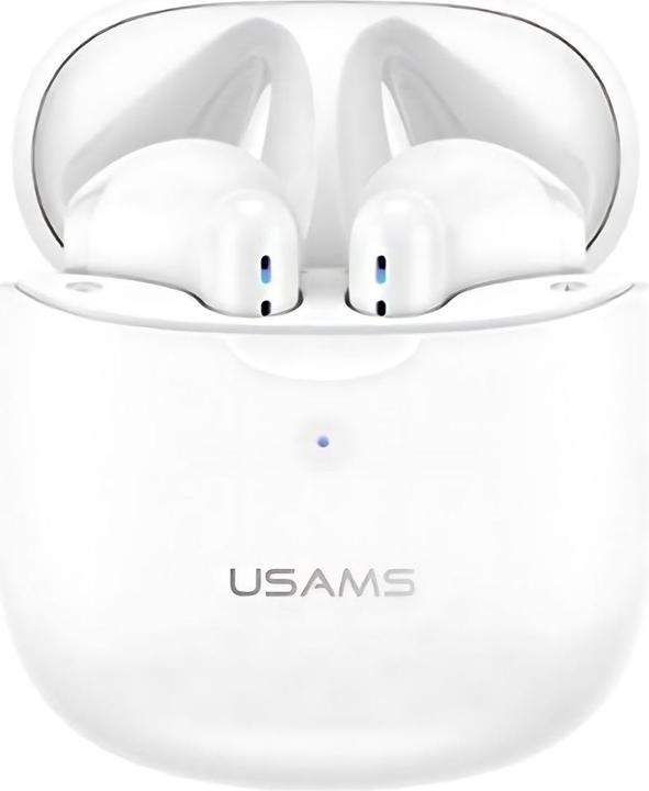 Produktbild Usams Słuchawki Bluetooth 5.0 TWS IA series bezprzewodowe biały/white BHUIA02 (US-IA04) (4 h, Kabellos)