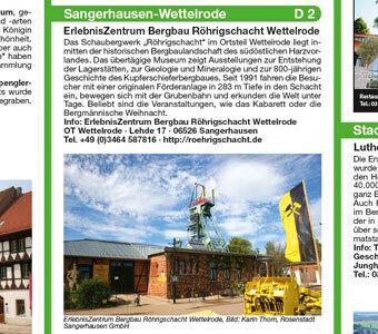 Produktbild PublicPress Rad- und Wanderkarte Sangerhausen, Lutherstadt Eisleben, Mansfeld-Südharz
