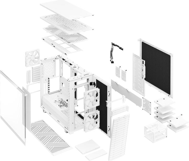 Image du produit Fractal Define 7 White TG Clear Tint (mATX, Mini-ITX, ATX, E-ATX)