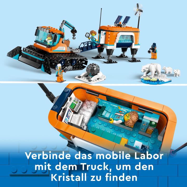 Immagine prodotto LEGO Spazzaneve artico della città con laboratorio mobile (60378, LEGO City)