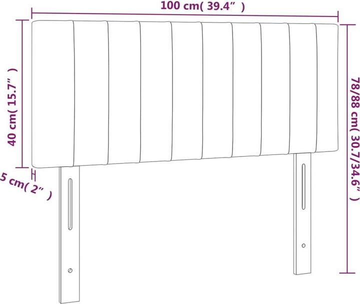 Actual product image VidaXL Aldridge (100 x 5 x 88 cm)
