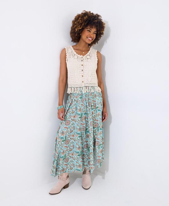 Immagine prodotto Joe Browns Neutral Tassel Crochet Waistcoat (M)