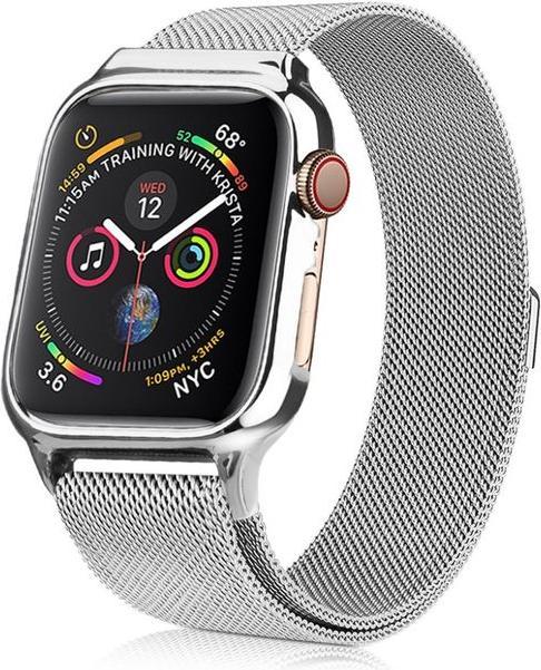 Actual product image MU Classic RJT Series Stainless Steel Bracelet with Magnetic Closure (40 mm, Stainless steel, Apple Watch Series 5, Apple Watch Series 6, Apple Watch SE, Apple Watch Series 4)