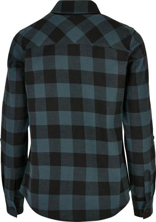 Actual product image Urban Classics Ladies Turnup Checked Flannel Shirt - 1180 (4XL)