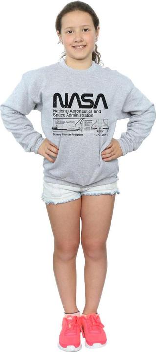 Produktbild Nasa Classic Space Shuttle Sweatshirt Mädchen (140, 146)