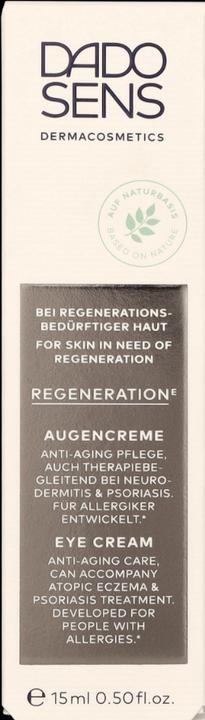 Produktbild Dado Sens REGENERATION E Augencreme - Regenerationsbedürftige Haut (Crème, 15 ml, Tag, Nacht)