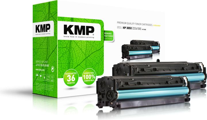 Produktbild KMP Toner ersetzt CE410XD = 2x HP305X (CE410X) (BK)