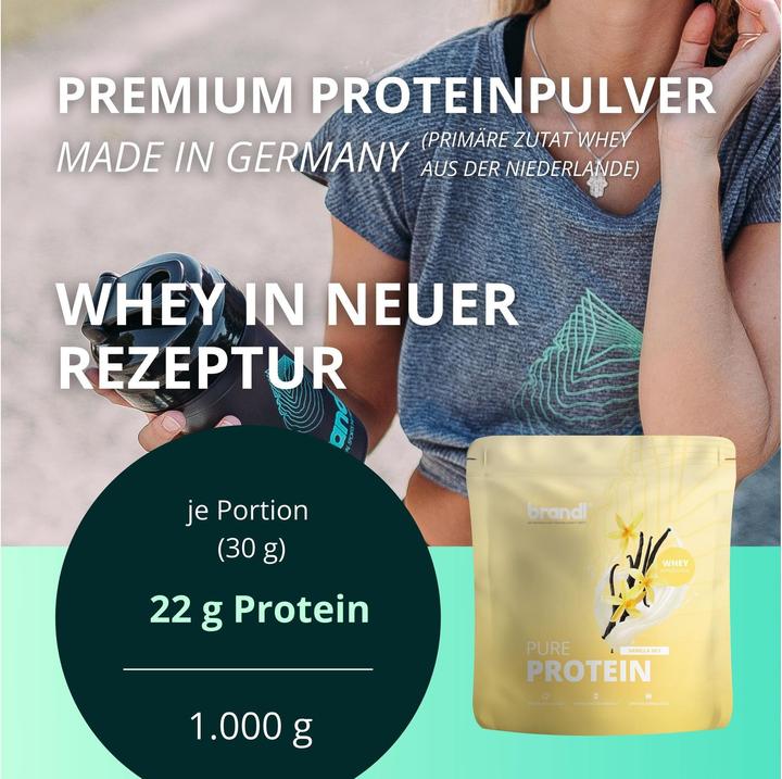Produktbild Brandl-Nutrition Pure Protein (Vanille, 1 Stk., 1000 g)