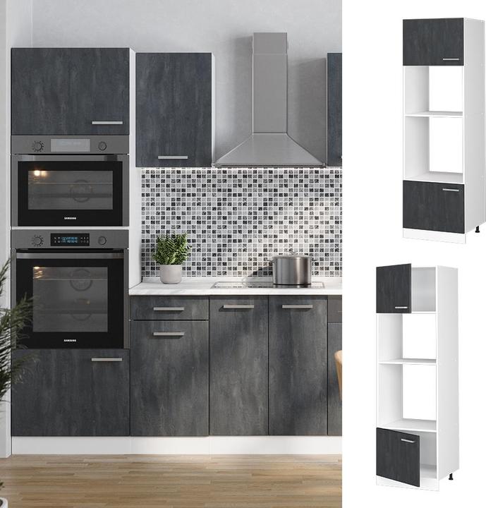 Image du produit Vicco Mikrowellenschrank R-Line (60 x 57.5 x 207 cm)