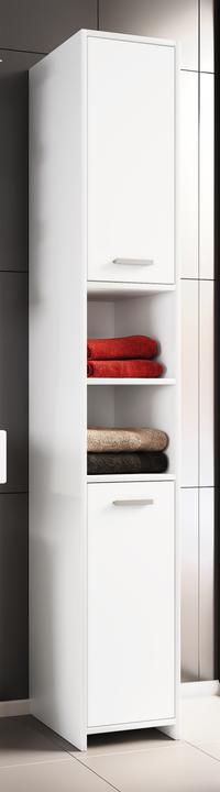 Produktbild VCM Badmöbel Hochschrank Badschrank Zalo L Drehtüren (180 x 30 x 30 cm)