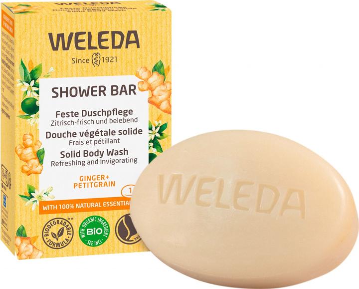 Produktbild Weleda Shower Bar Ginger + Petitgrain