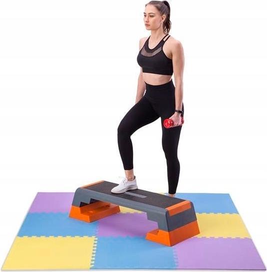 Immagine prodotto One Fitness Mata ochronna MP10 180 cm x 180 cm x 1 cm wielokolorowa (10 mm)