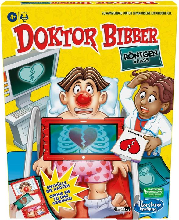 Actual product image Hasbro Gaming Children's game Doctor Bibber - X-ray fun (German)