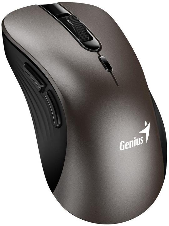 Actual product image Genius Ergo 8100S/Ergonomická/Optická/Pro praváky/1 600 DPI/Bezdrátová USB/Champagne Titanium (Wireless)