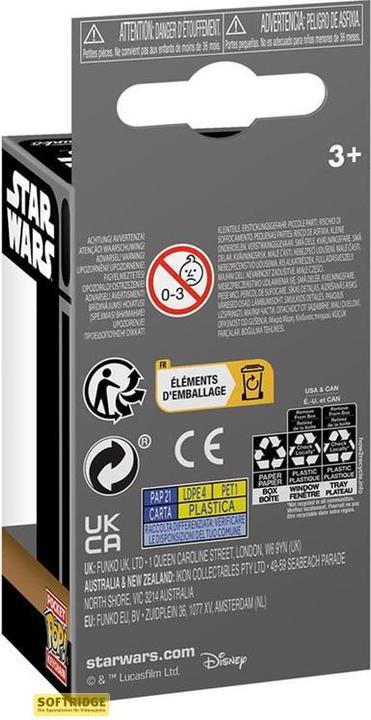 Produktbild Funko Star Wars: Obi-Wan Kenobi présentoir porte-clés POP! Vinyl Young Leia Organa 4 cm (12)