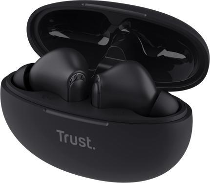 Produktbild Trust Yavi Bt Enc Earbuds Black (ANC, 23 h, Kabelgebunden)