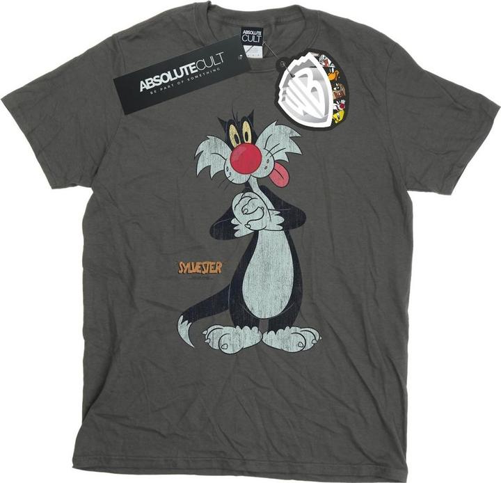 Actual product image Looney Tunes Mens Sylvester Distressed T-Shirt (XXL)
