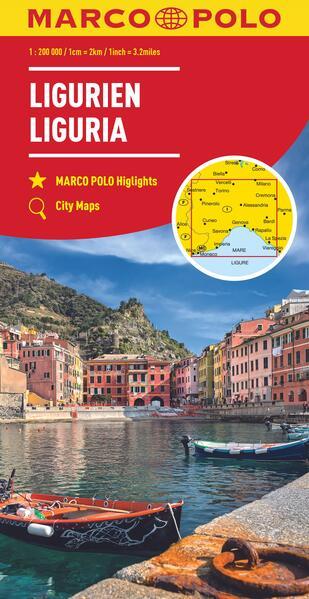 Produktbild Reisekarte Italien 05 Ligurien 1:150.000