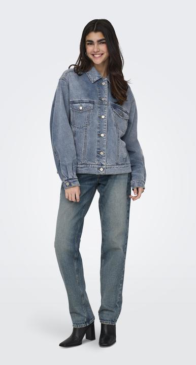 Image du produit Only Fly-Away col manches avec bouton Veste en jean (M)