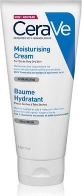 Label énergétique CeraVe Moist Cream refill anglais français (Lait pour le corps, 473 ml)