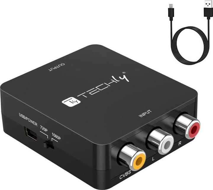 Immagine prodotto NoName Convertitore audio e video composito AV da 3x RCA a HDMI 1080p