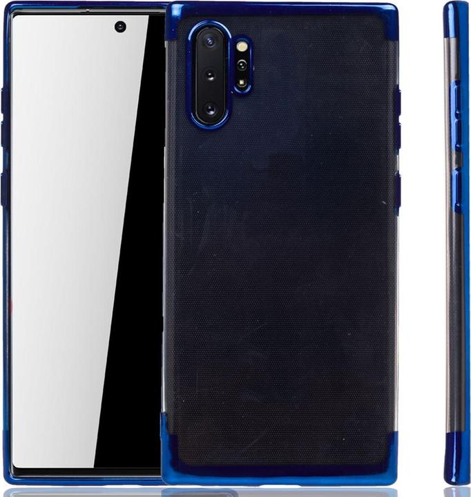König Design Handyhülle für Samsung Galaxy Note 10 Plus Case Cover Schutz Schutzhülle Blau (Samsung Galaxy Note 10 Plus)