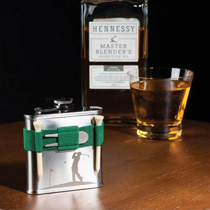Actual product image Kikkerland Golf Flask (180 ml)