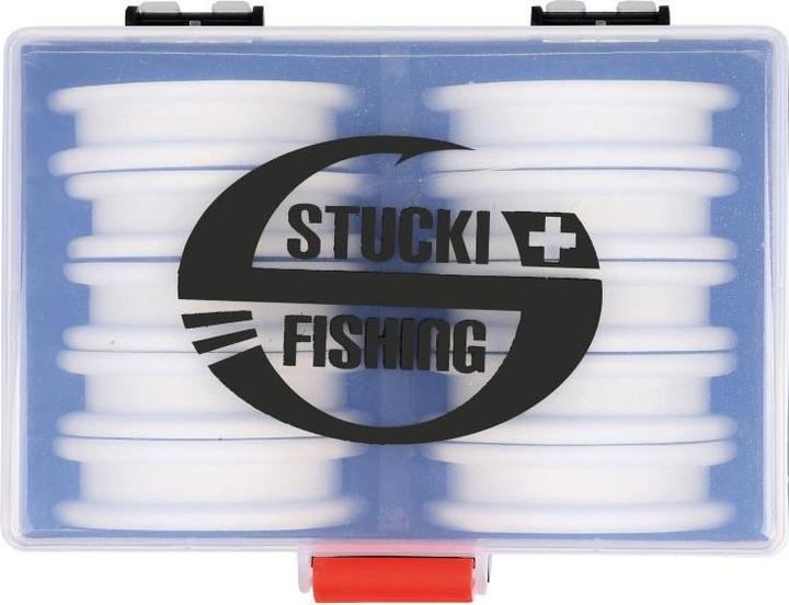 Stucki Fishing Box mit 10 grossen Hegenenwickler