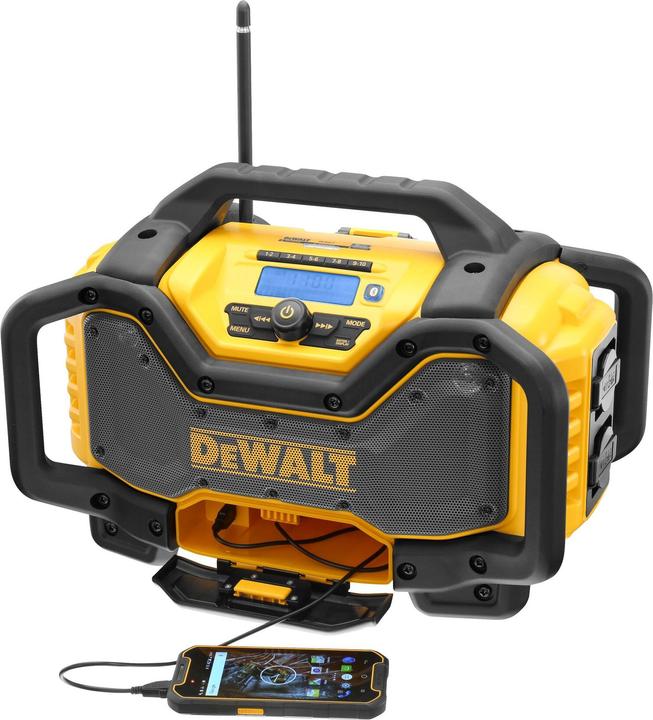 DeWalt DCR027QW Rechargeable and mains radio (FM, DAB+, Bluetooth)