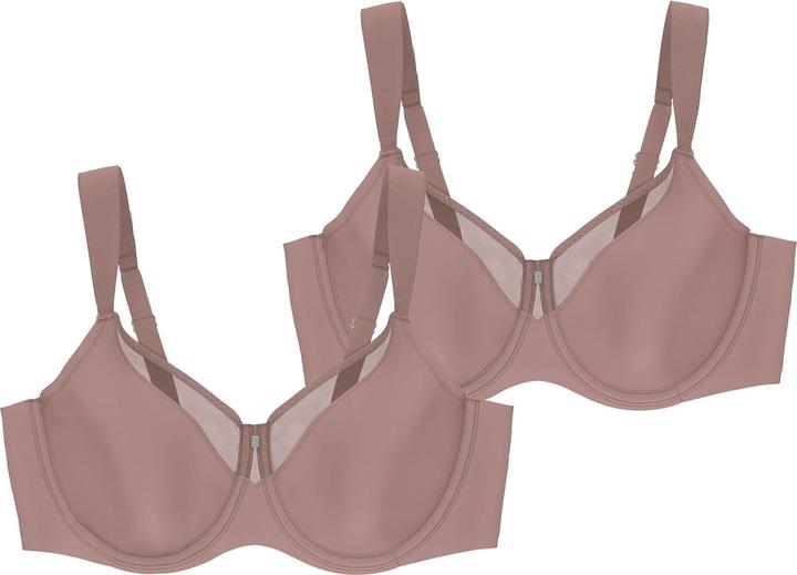Actual product image Triumph True Shape Sensation minimiser bra (90 E, pack of 2)